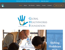 Tablet Screenshot of globalhealthworksfoundation.org